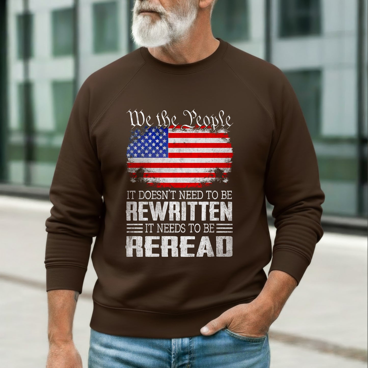 We The People Reread Not Rewritten Patriotic T-Shirt