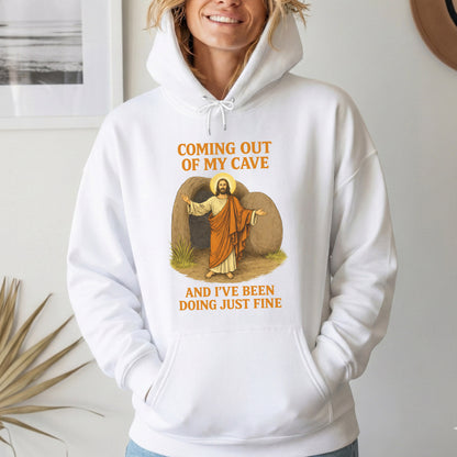 Coming Out of My Cave, Jesus Resurrection – He is Risen – Unisex Tshirt / Hoodie / Sweatshirt