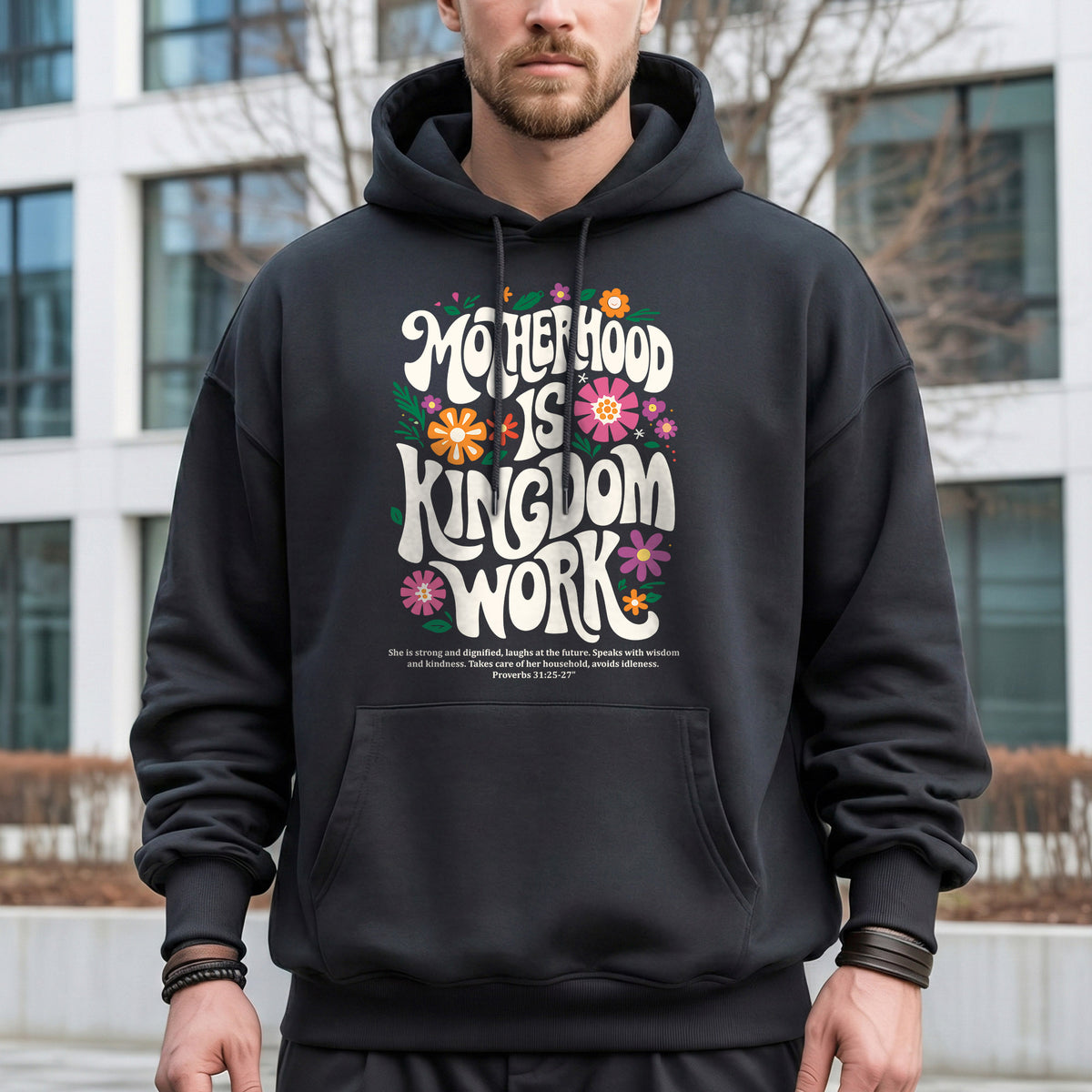 Kingdom Work Mom – Faith Driven Motherhood Christian – Unisex Tshirt / Hoodie / Sweatshirt