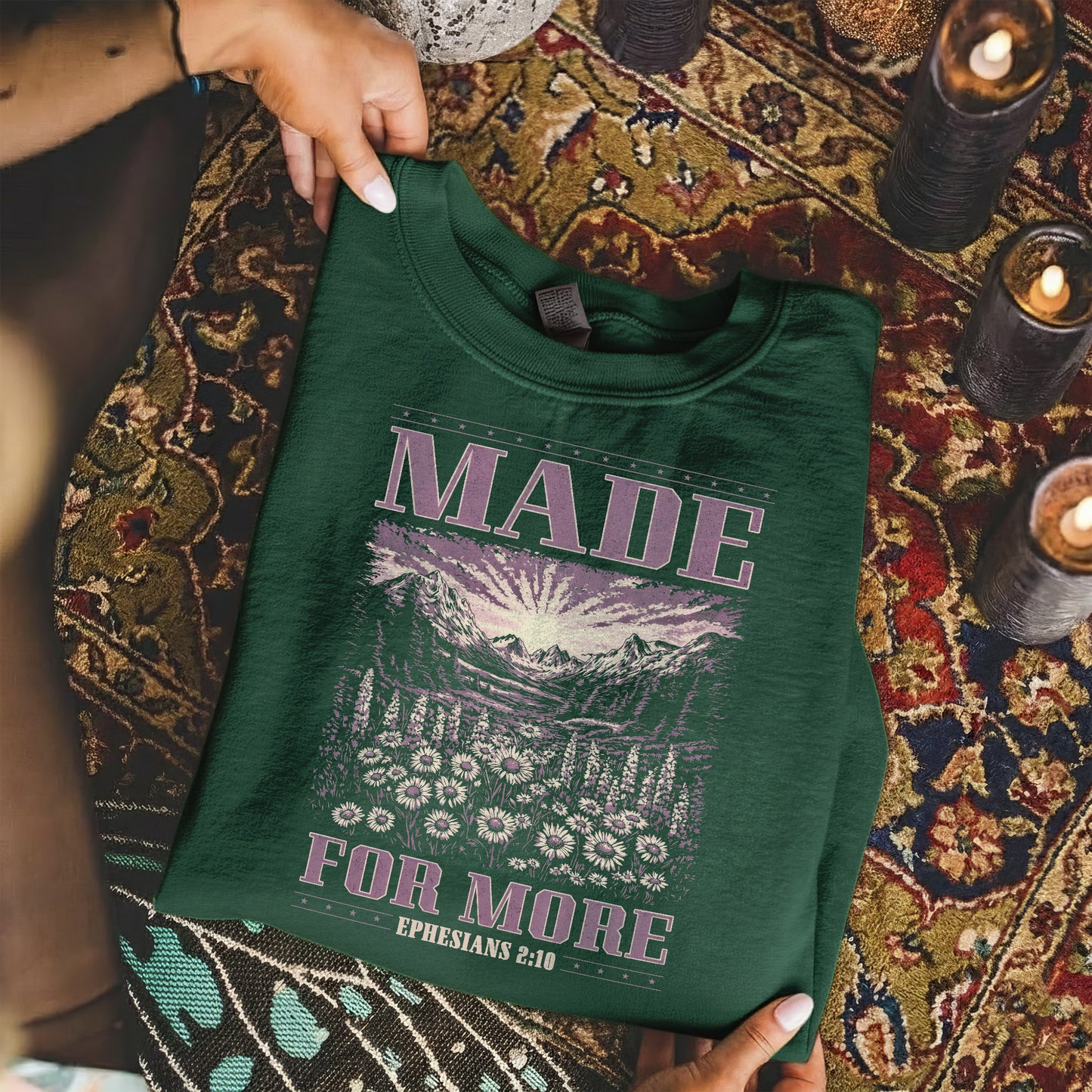 Made For More Faith Shirt – Ephesians 2:10 – Unisex Tshirt / Hoodie / Sweatshirt