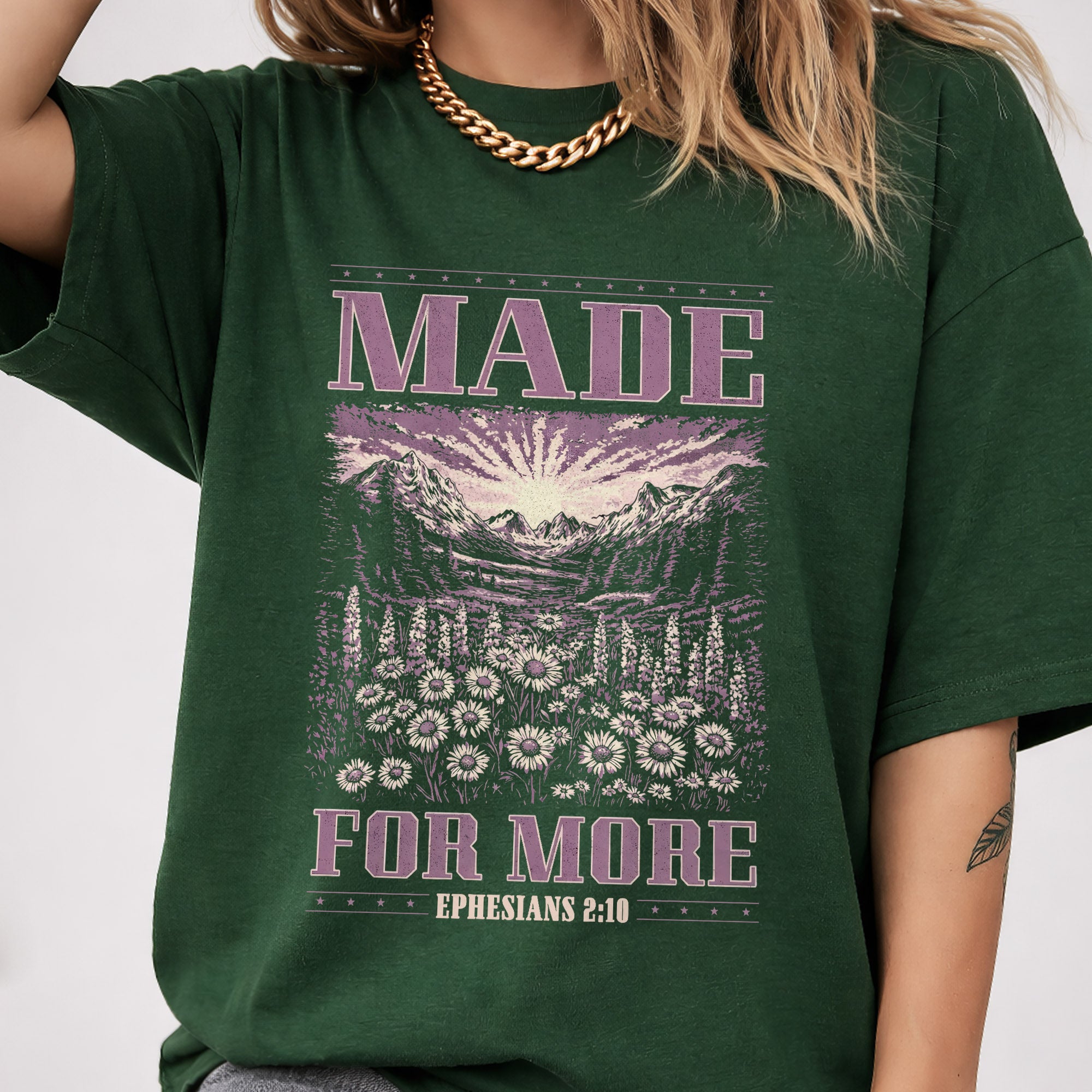 Made For More Faith Shirt – Ephesians 2:10 – Unisex Tshirt / Hoodie / Sweatshirt