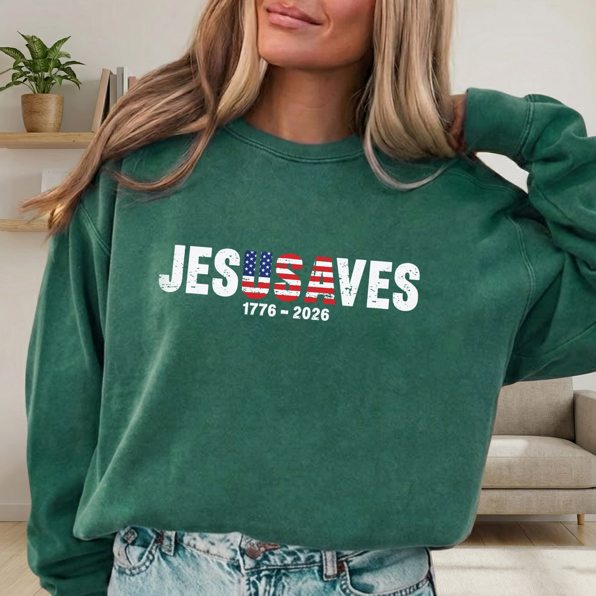 Jesus Saves America 250 Years Patriotic – Unisex Tshirt / Hoodie / Sweatshirt