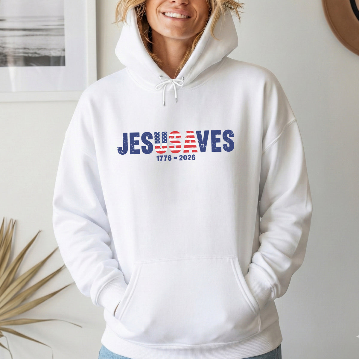 Jesus Saves America 250 Years Patriotic – Unisex Tshirt / Hoodie / Sweatshirt