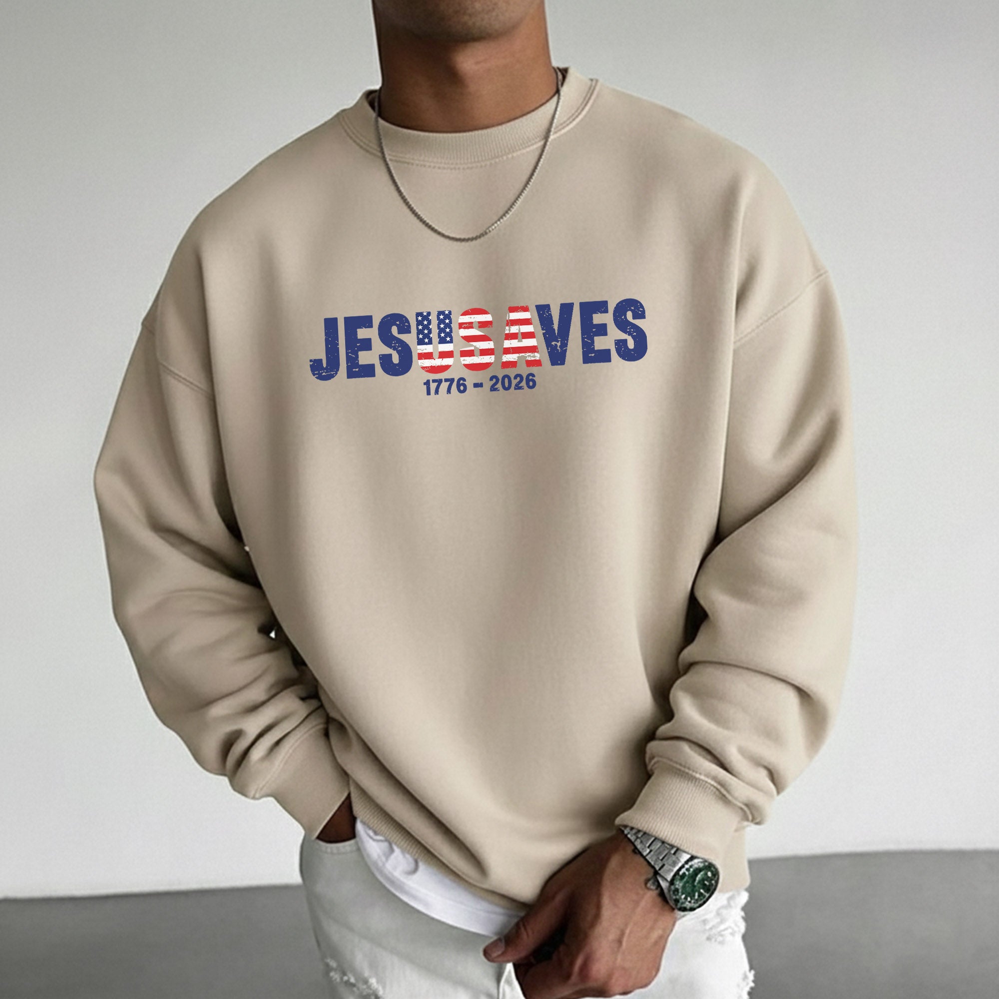 Jesus Saves America 250 Years Patriotic – Unisex Tshirt / Hoodie / Sweatshirt