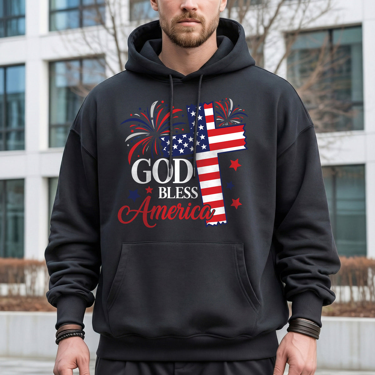 Faith & Freedom God Bless America – Unisex Tshirt / Hoodie / Sweatshirt
