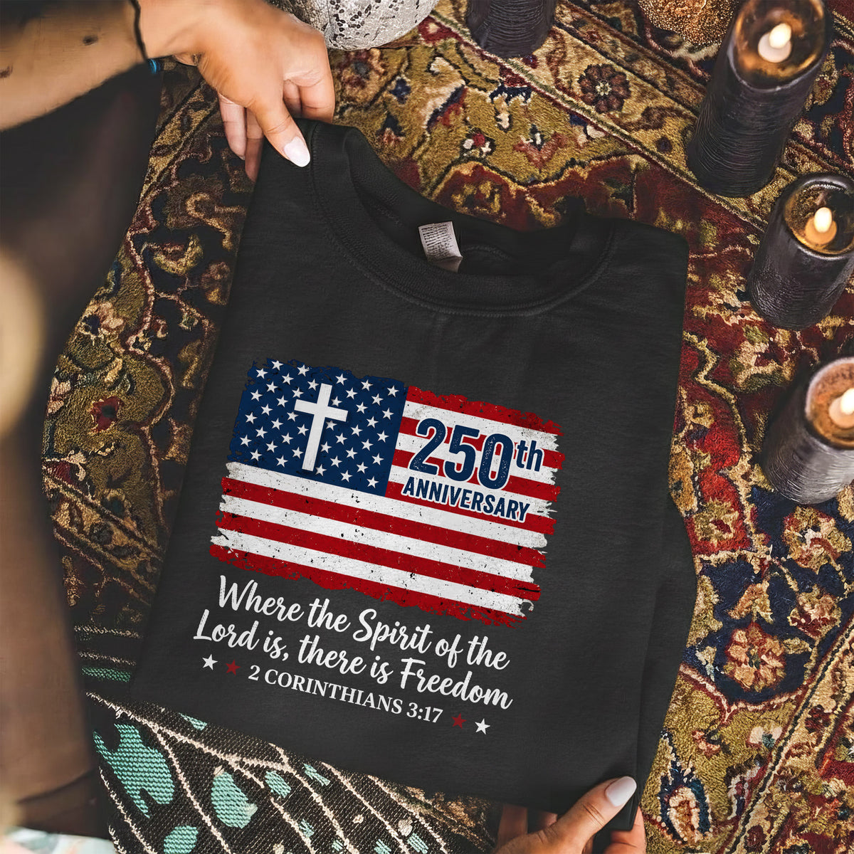 Where the Spirit of the Lord Is Freedom – Unisex Tshirt / Hoodie / Sweatshirt