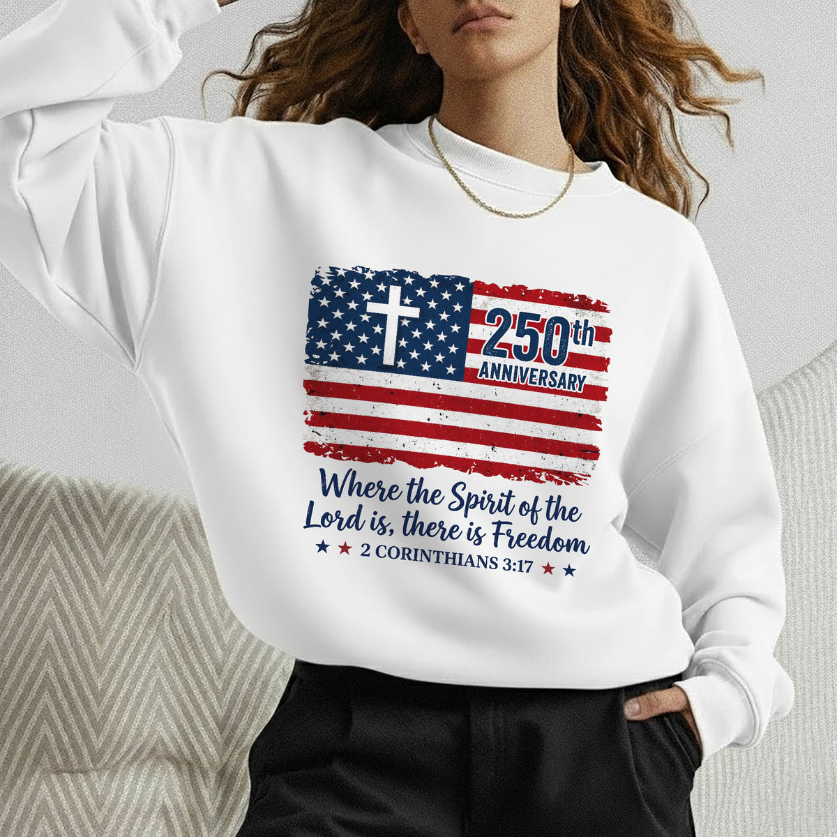Where the Spirit of the Lord Is Freedom – Unisex Tshirt / Hoodie / Sweatshirt