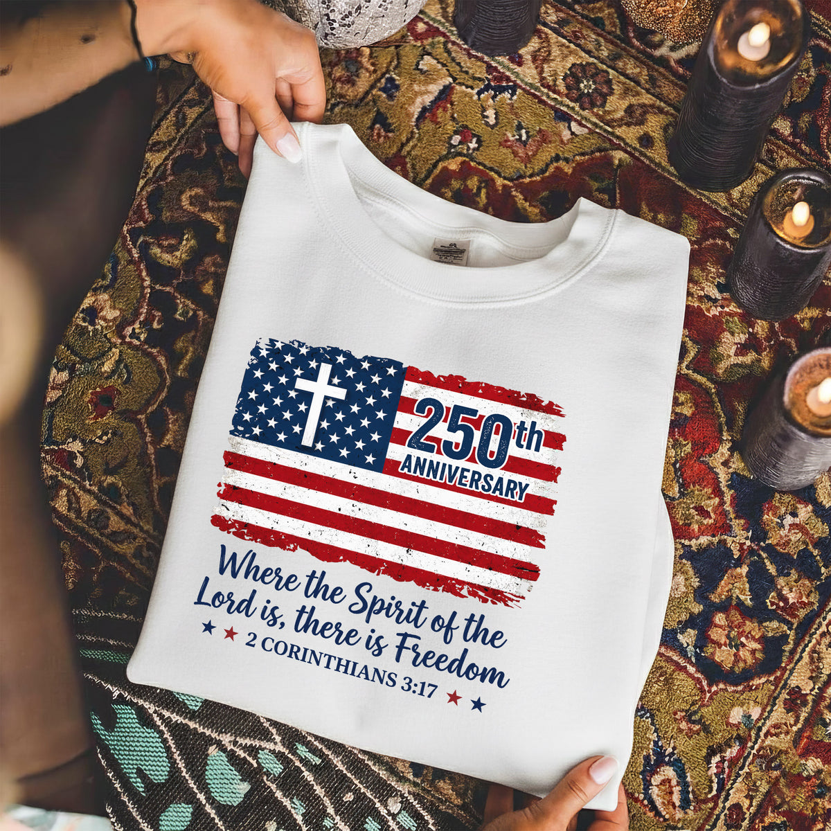 Where the Spirit of the Lord Is Freedom – Unisex Tshirt / Hoodie / Sweatshirt