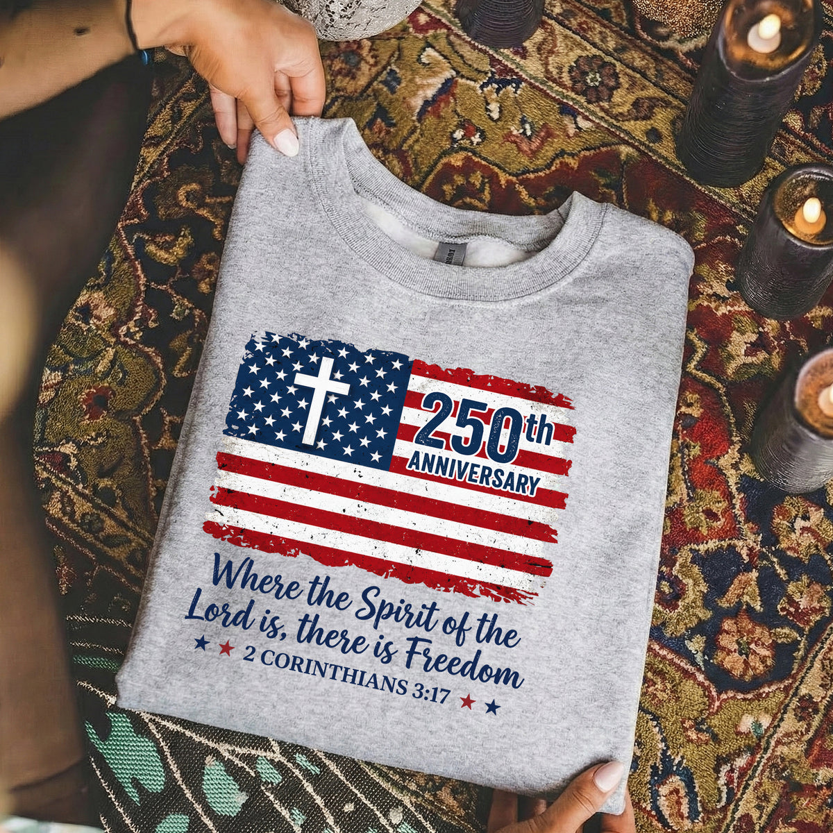 Where the Spirit of the Lord Is Freedom – Unisex Tshirt / Hoodie / Sweatshirt