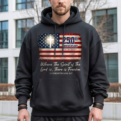 Christian Patriotic 250th Anniversary Jesus USA Flag– Unisex Tshirt / Hoodie / Sweatshirt