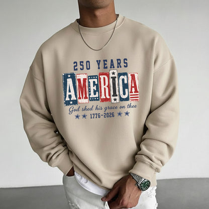 USA 250th Anniversary Patriotic Christian Flag Design – Unisex Tshirt / Hoodie / Sweatshirt