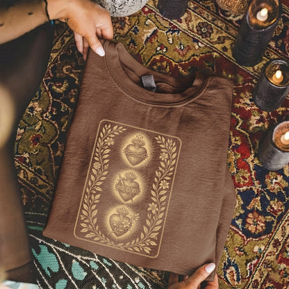 Three Sacred Hearts – Unisex Tshirt / Hoodie / Sweatshirt