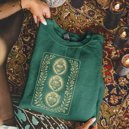 Three Sacred Hearts – Unisex Tshirt / Hoodie / Sweatshirt