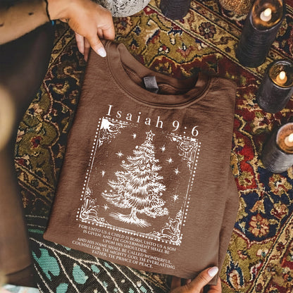 Isaiah 9:6 Christmas Tree Christian – Unisex Tshirt / Hoodie / Sweatshirt