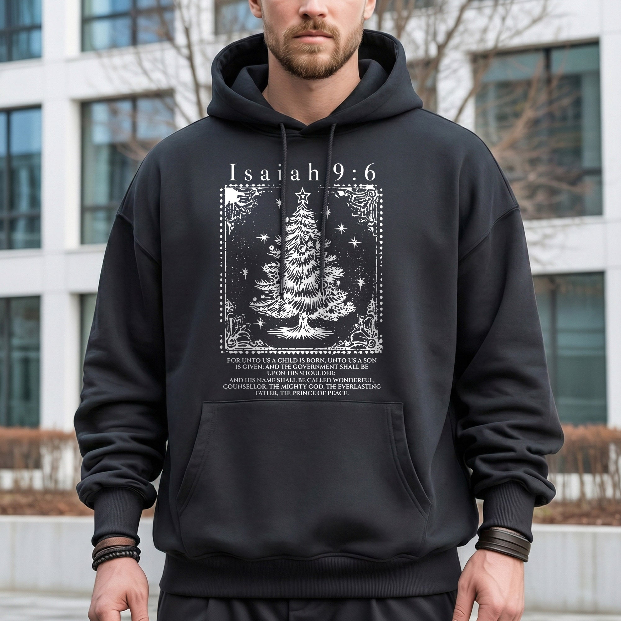 Isaiah 9:6 Christmas Tree Christian – Unisex Tshirt / Hoodie / Sweatshirt