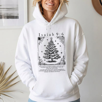 Isaiah 9:6 Christmas Tree Christian – Unisex Tshirt / Hoodie / Sweatshirt