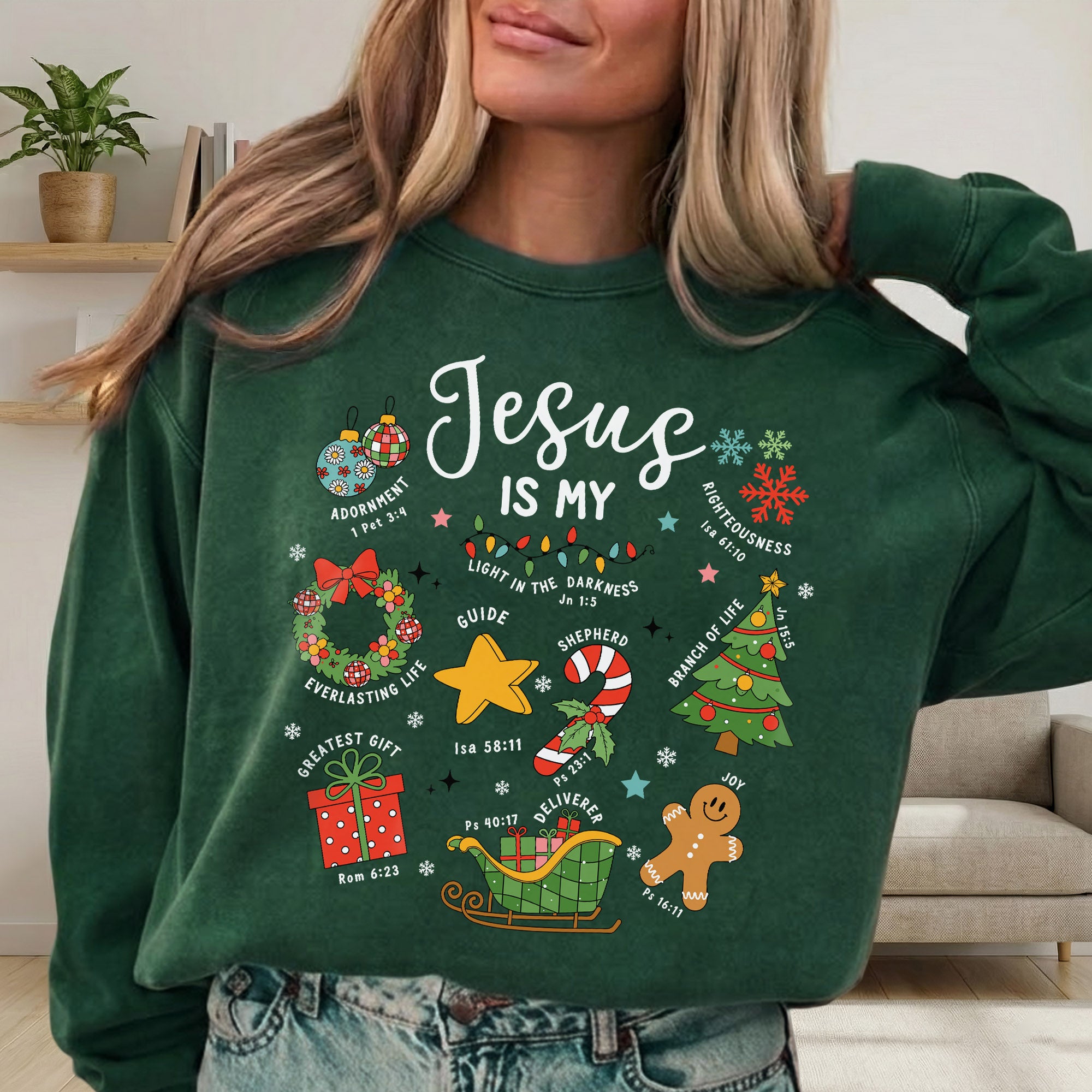 Jesus Is My Christmas Joy – Unisex Tshirt / Hoodie / Sweatshirt