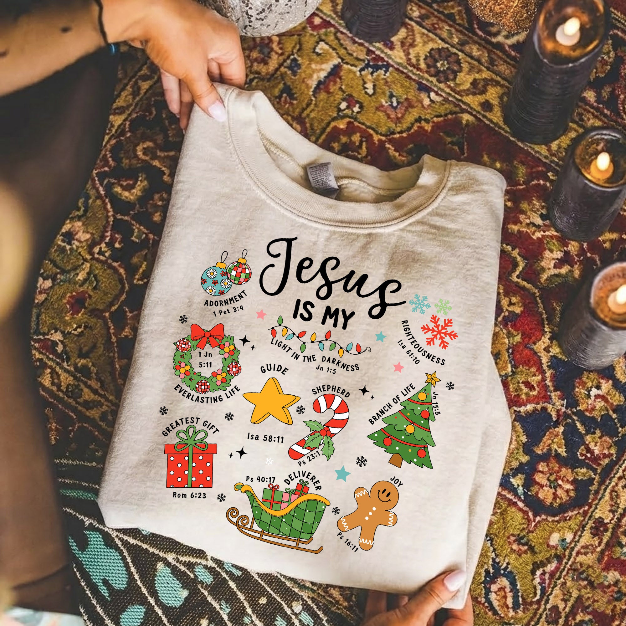 Jesus Is My Christmas Joy – Unisex Tshirt / Hoodie / Sweatshirt