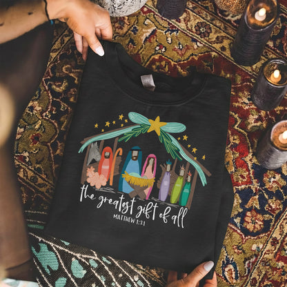 Born Is The Savior Nativity Christian – Unisex Tshirt / Hoodie / Sweatshirt