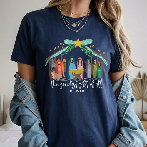 Born Is The Savior Nativity Christian – Unisex Tshirt / Hoodie / Sweatshirt