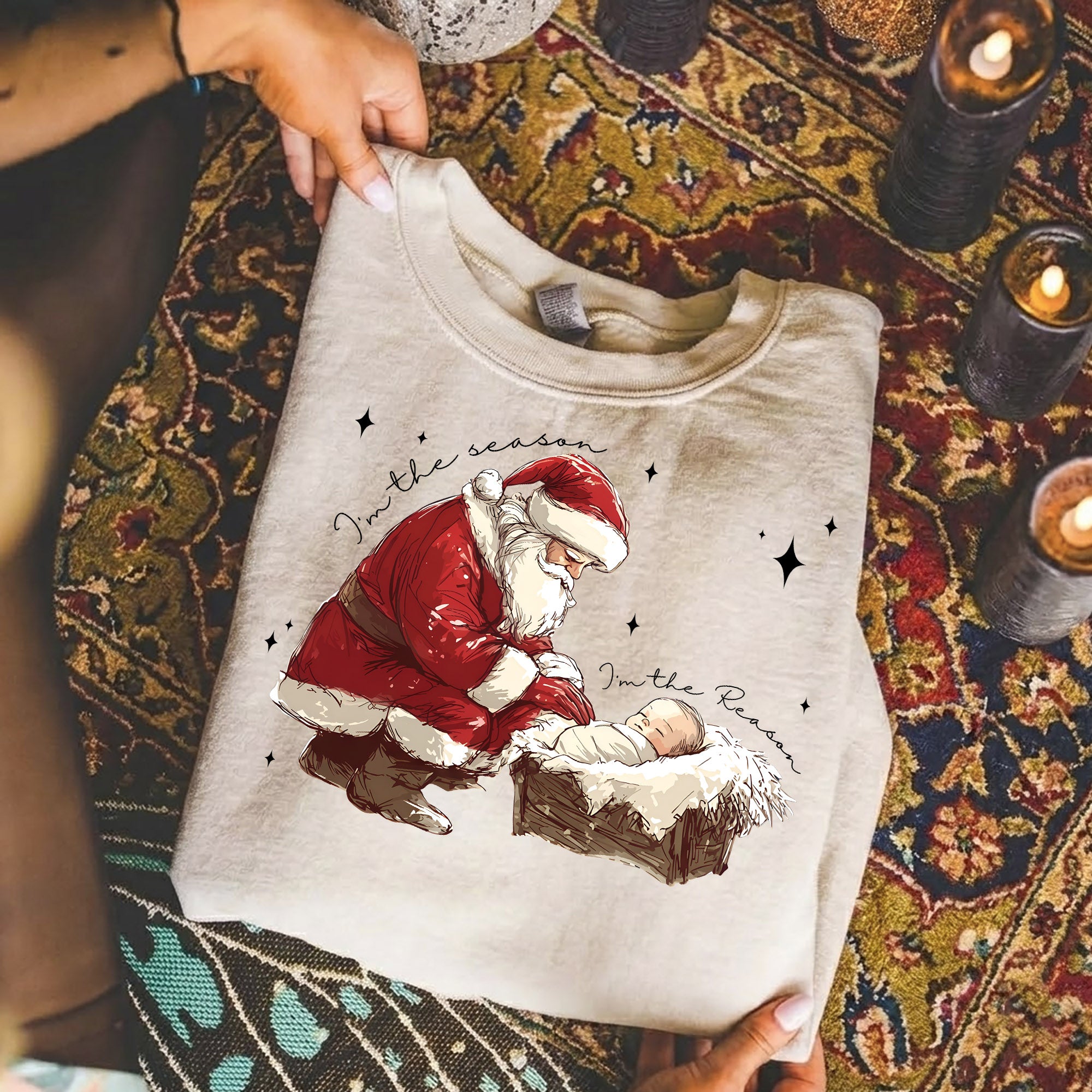 In The Season I’m The Reason Christian Christmas – Unisex Tshirt / Hoodie / Sweatshirt