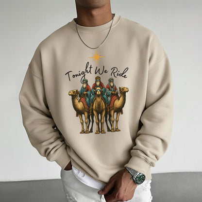 Three Wise Men Riding Camel – Unisex Tshirt / Hoodie / Sweatshirt