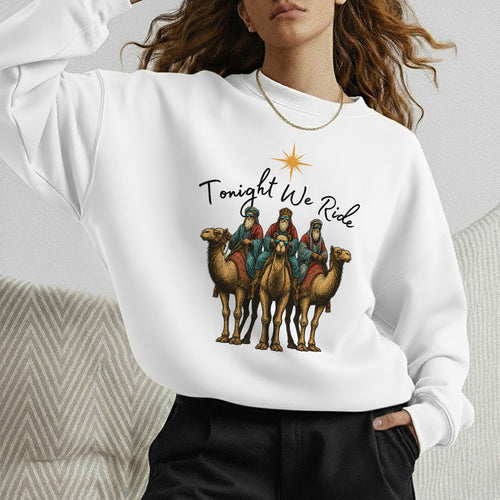 Three Wise Men Riding Camel – Unisex Tshirt / Hoodie / Sweatshirt