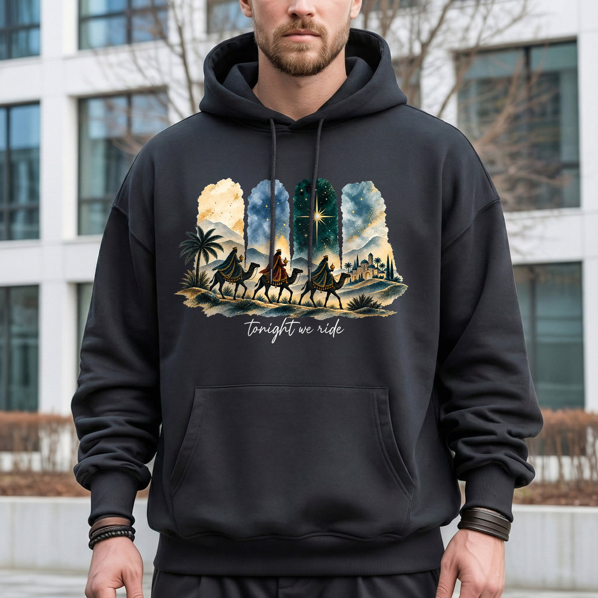 Tonight We Ride Three Wise Men Christian -  Unisex Tshirt / Hoodie / Sweatshirt