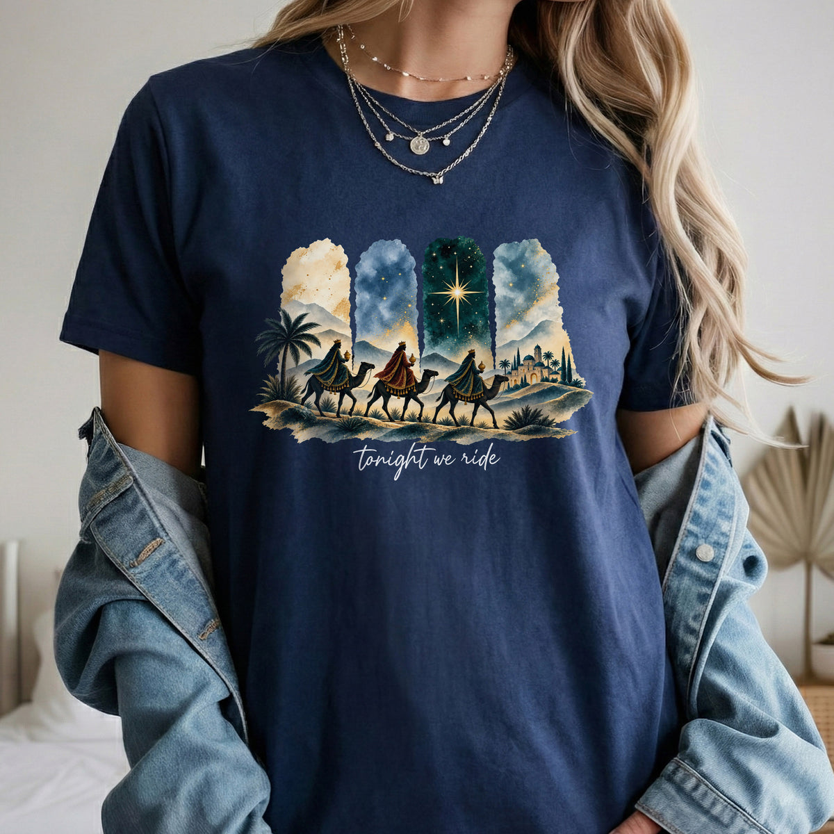 Tonight We Ride Three Wise Men Christian -  Unisex Tshirt / Hoodie / Sweatshirt