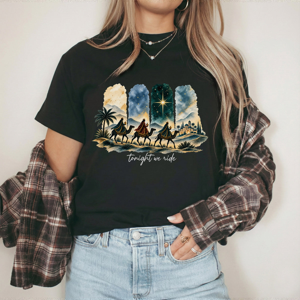 Tonight We Ride Three Wise Men Christian -  Unisex Tshirt / Hoodie / Sweatshirt