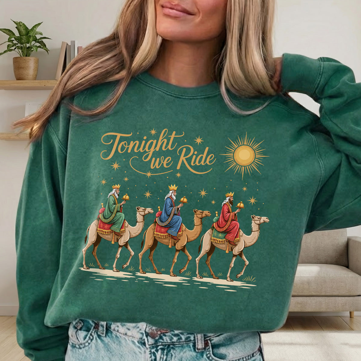 Star Caravan Christmas Christian -  Unisex Tshirt / Hoodie / Sweatshirt