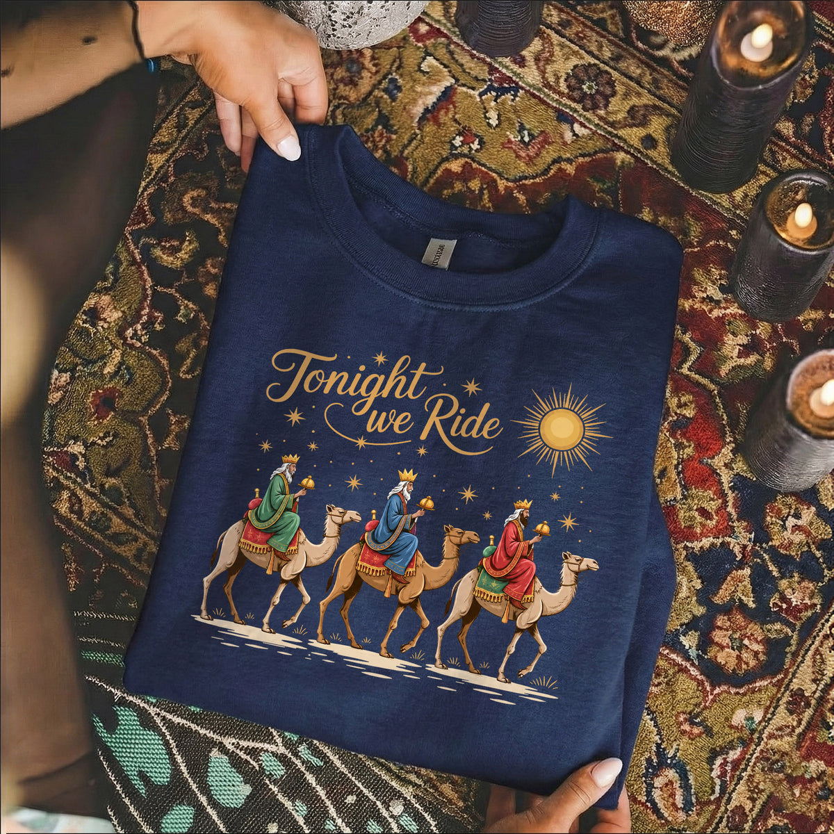 Star Caravan Christmas Christian -  Unisex Tshirt / Hoodie / Sweatshirt