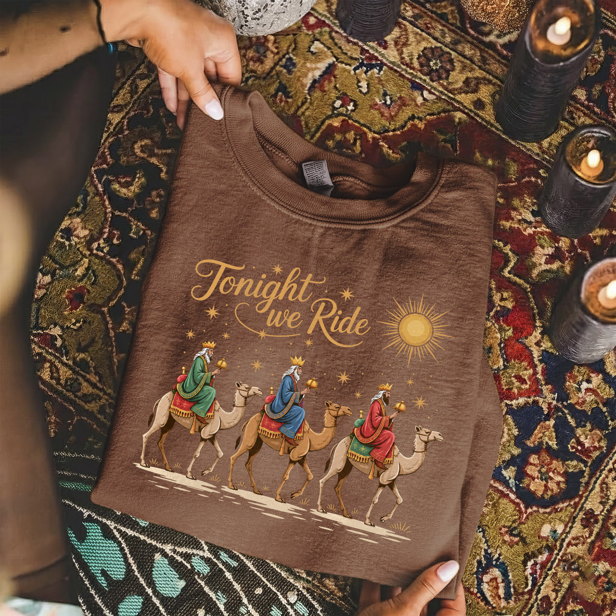 Star Caravan Christmas Christian -  Unisex Tshirt / Hoodie / Sweatshirt