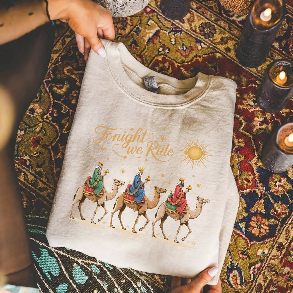 Star Caravan Christmas Christian -  Unisex Tshirt / Hoodie / Sweatshirt