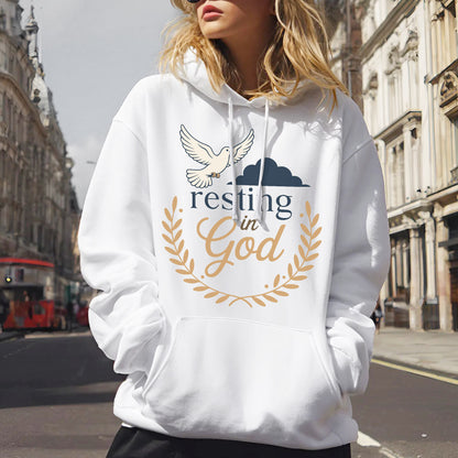 Resting In God T-Shirt - Christian Peace and Spiritual Rest Declaration
