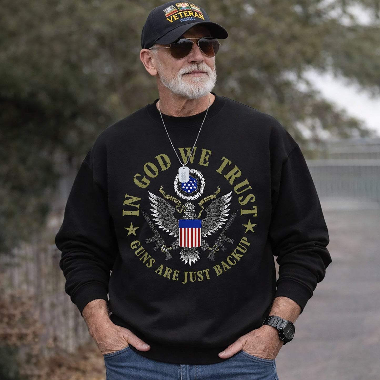 In God We Trust – Faith & Freedom – Unisex Tshirt Gildan / Tshirt Comfort / V-neck/ Hoodie / Sweatshirt
