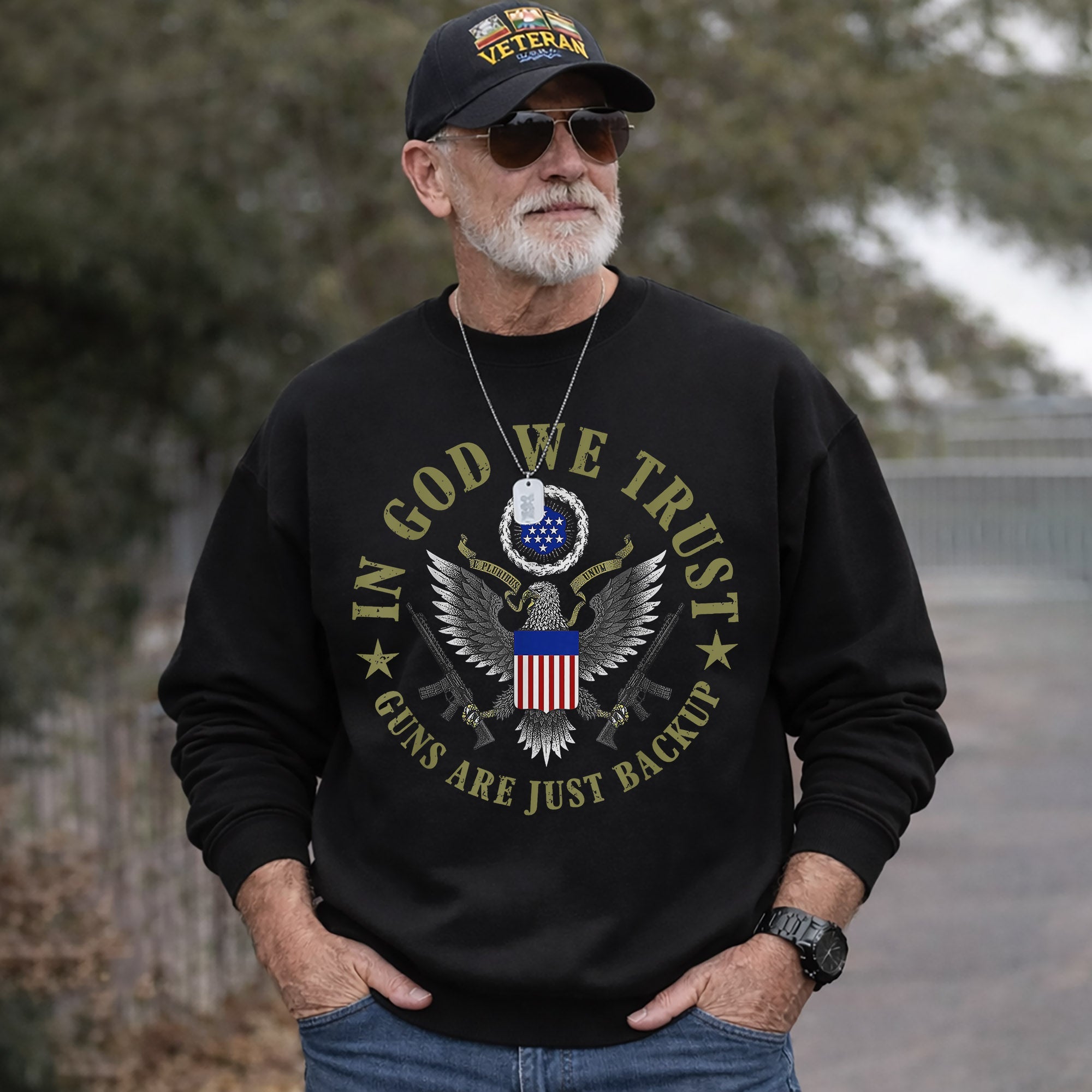 In God We Trust – Faith & Freedom – Unisex Tshirt Gildan / Tshirt Comfort / V-neck/ Hoodie / Sweatshirt