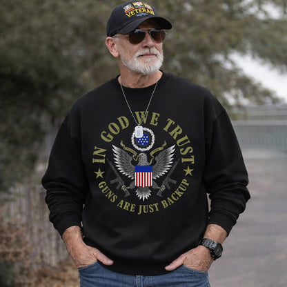 In God We Trust – Faith & Freedom – Unisex Tshirt Gildan / Tshirt Comfort / V-neck/ Hoodie / Sweatshirt