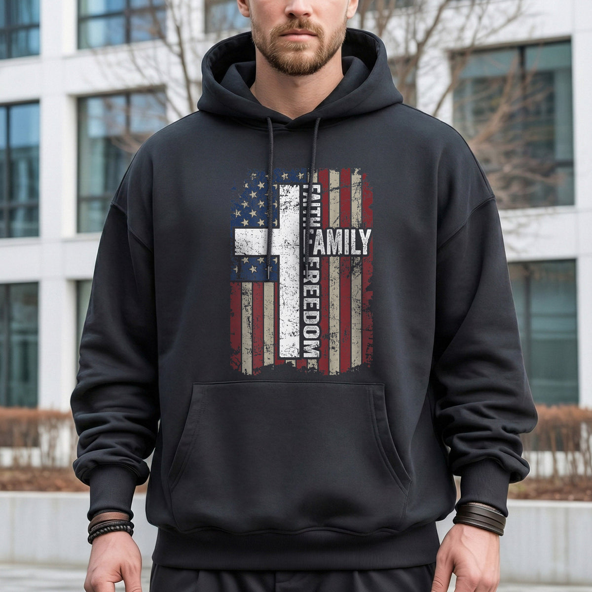 Faith, Family, Freedom – Faith & Freedom – Unisex Tshirt Gildan / Tshirt Comfort / V-neck/ Hoodie / Sweatshirt