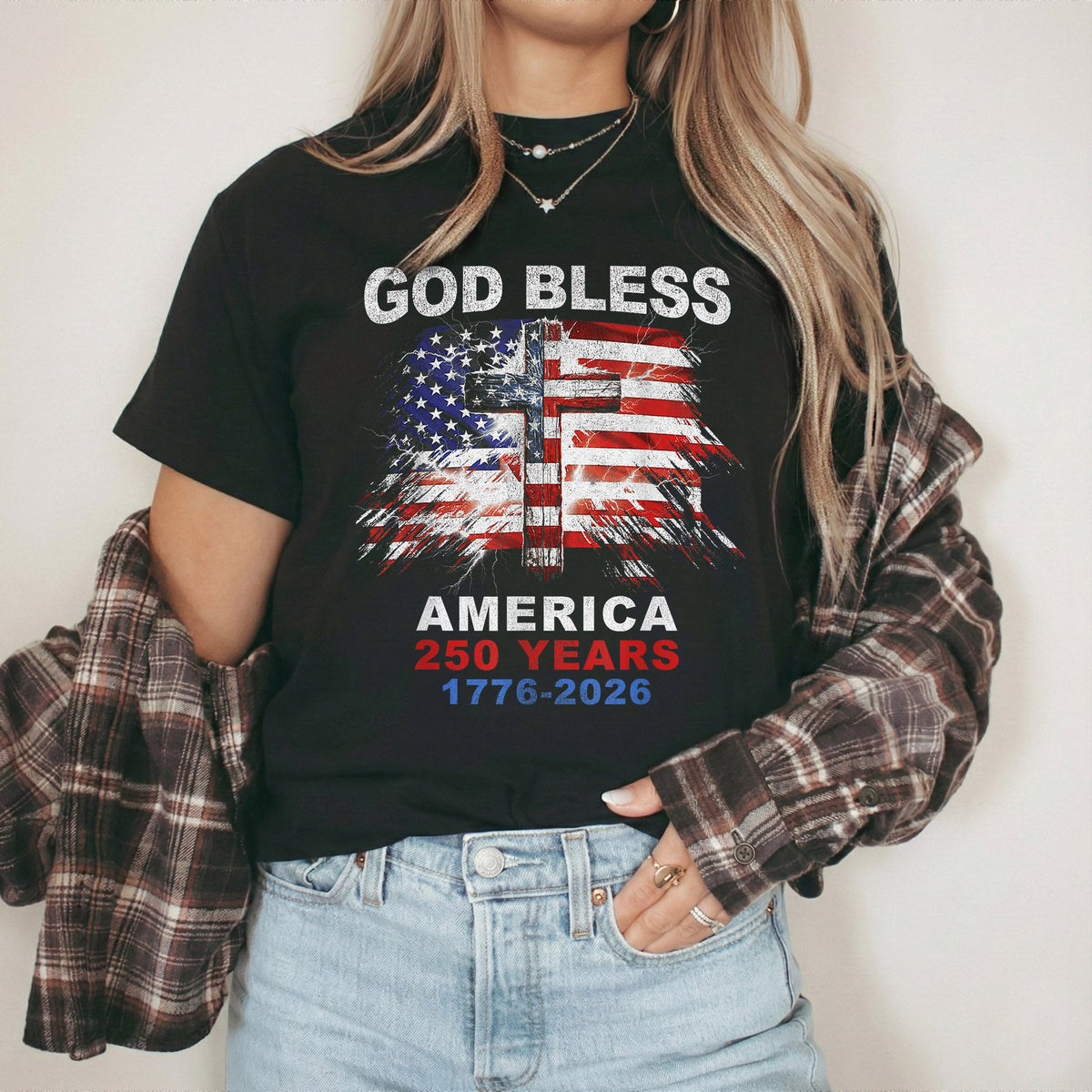 God Bless – Faith & Freedom – Unisex Tshirt Gildan / Tshirt Comfort / V-neck/ Hoodie / Sweatshirt