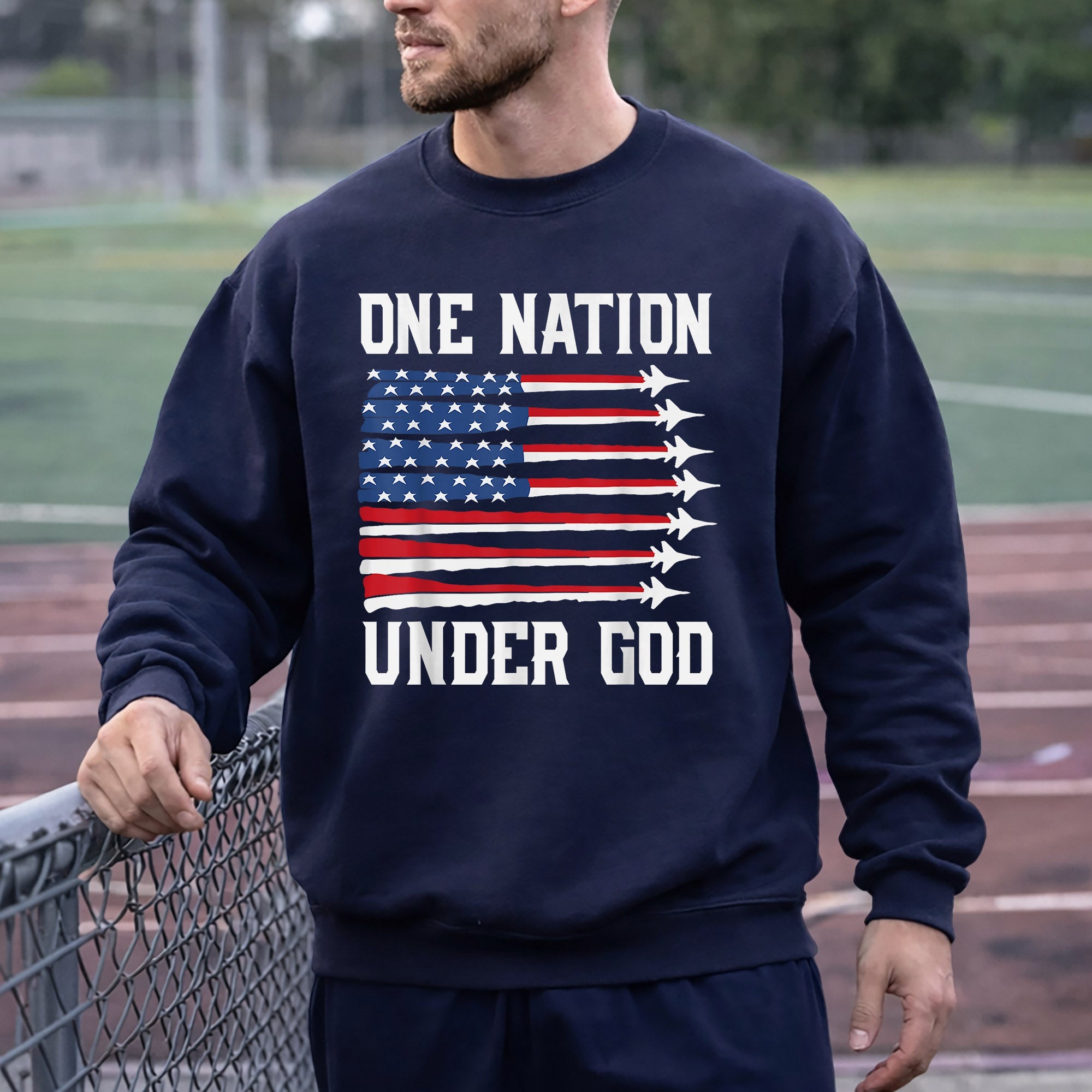USA Jet Flag Under God – Faith & Freedom – Unisex Tshirt Gildan / Tshirt Comfort / V-neck/ Hoodie / Sweatshirt