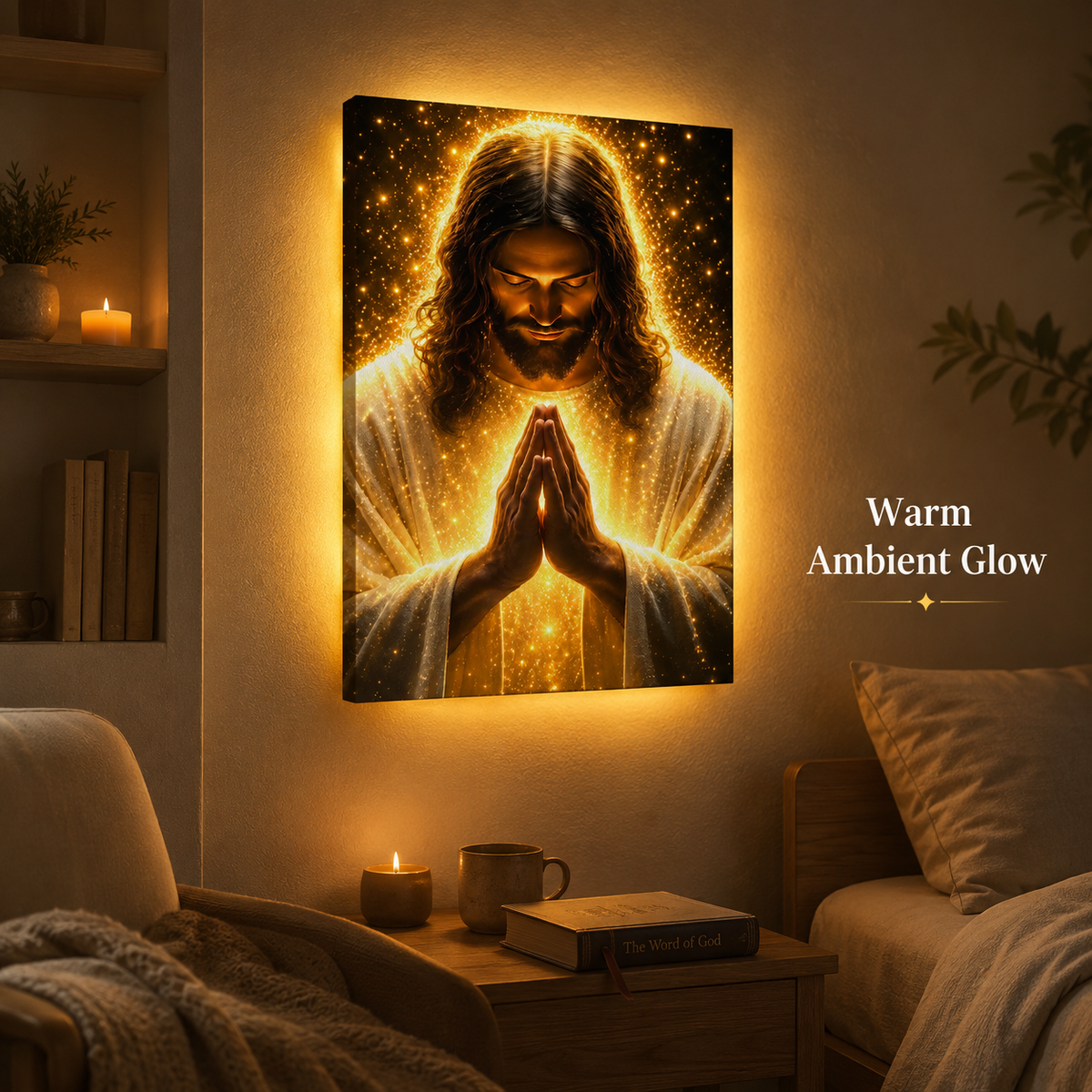 Golden Prayer Glow