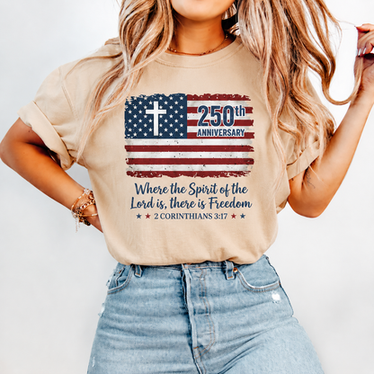 Where the Spirit of the Lord Is Freedom – Unisex Tshirt / Hoodie / Sweatshirt