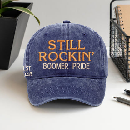 Still Rockin’ Boomer Pride Cap – Custom Year Edition