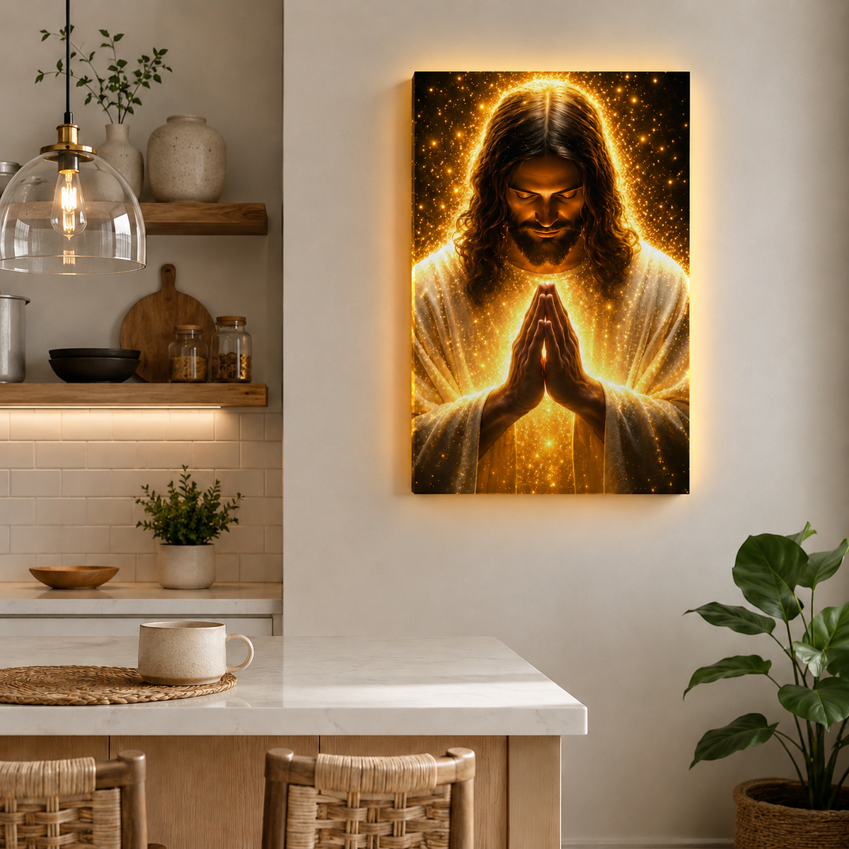 Golden Prayer Glow