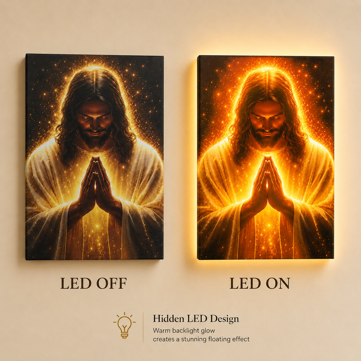 Golden Prayer Glow