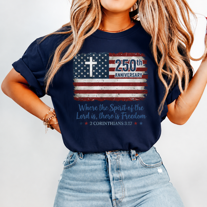 Where the Spirit of the Lord Is Freedom – Unisex Tshirt / Hoodie / Sweatshirt