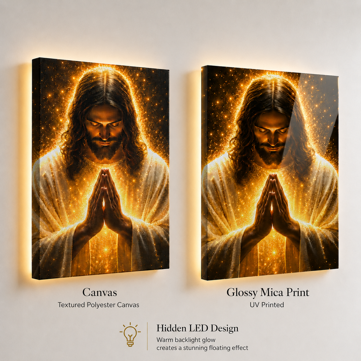 Golden Prayer Glow