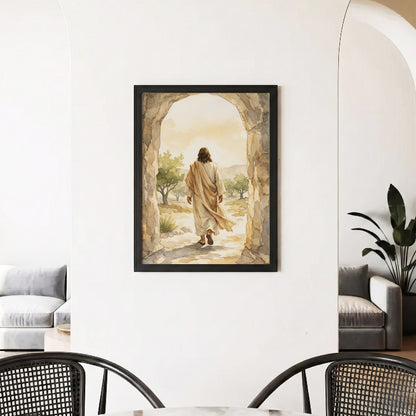 Empty Tomb Morning Poster/Canvas