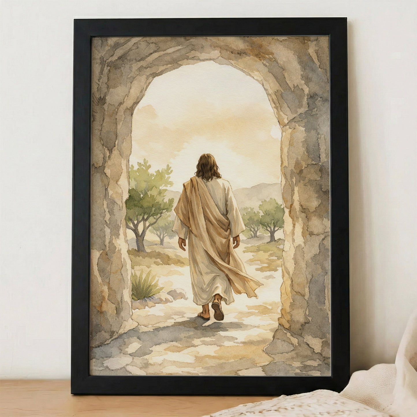 Empty Tomb Morning Poster/Canvas